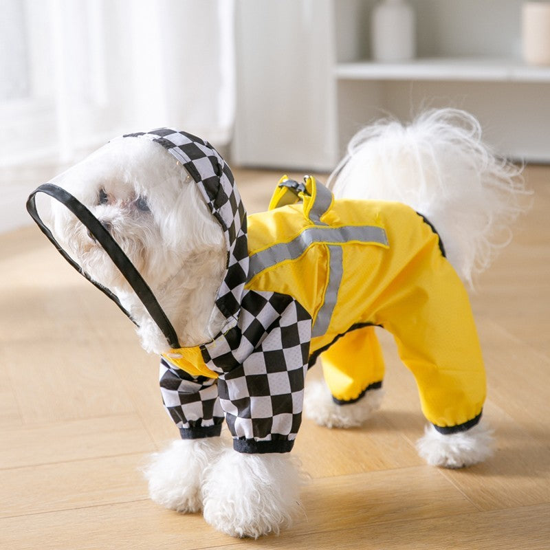 Rainy Day, No Problem! Ultimate Pet Raincoat for Cozy Walks!